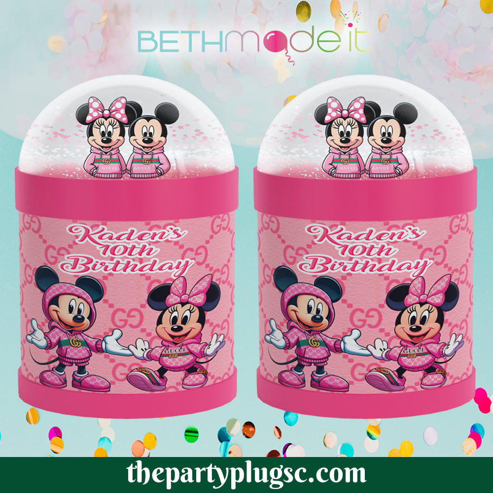 Mickey and Minnie Mouse Pringles Shaker