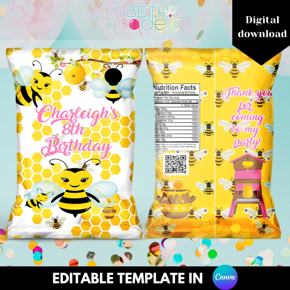 Bee Chip Bag