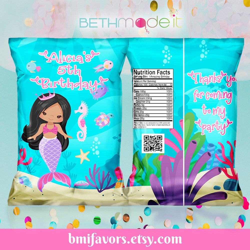 Mermaid Chip Bag